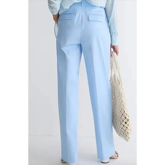 J. Crew Straight Leg Essential Pant Lightweight Chino High Rise Trouser - Picture 3 of 13